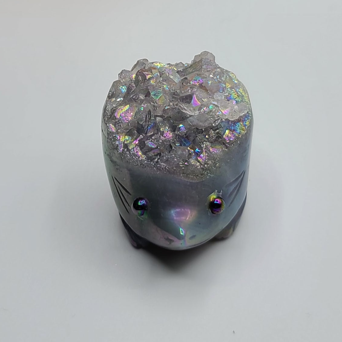 Agate druzy hedgie - DejaMarah Crystal Therapy
