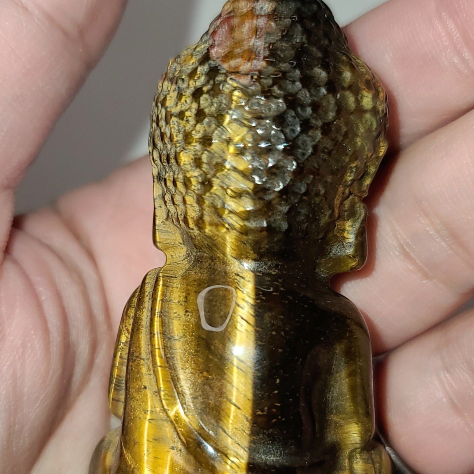 Tigers eye Buddha figurine - DejaMarah Crystal Therapy 