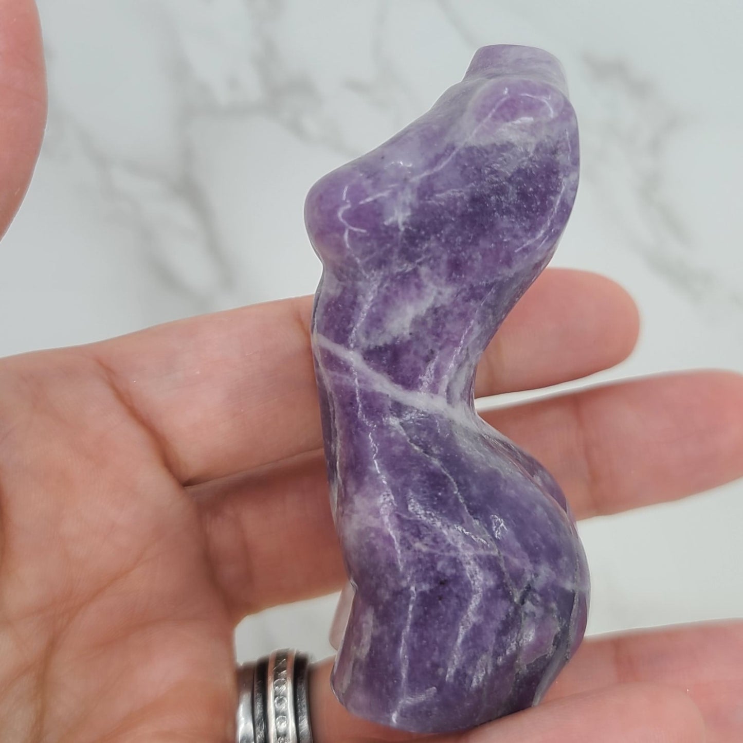 Lepidolite Body (larger one) - DejaMarah Crystal Therapy 