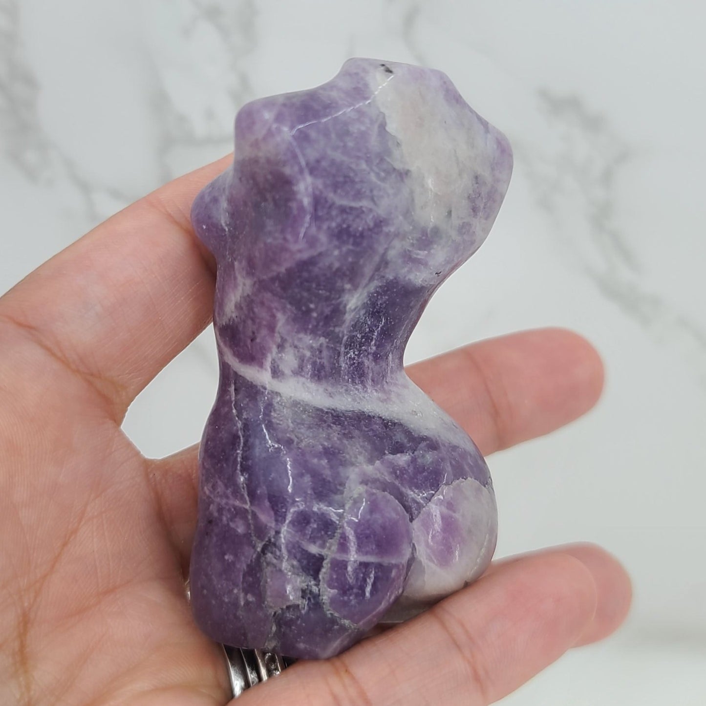 Lepidolite Body (larger one) - DejaMarah Crystal Therapy 