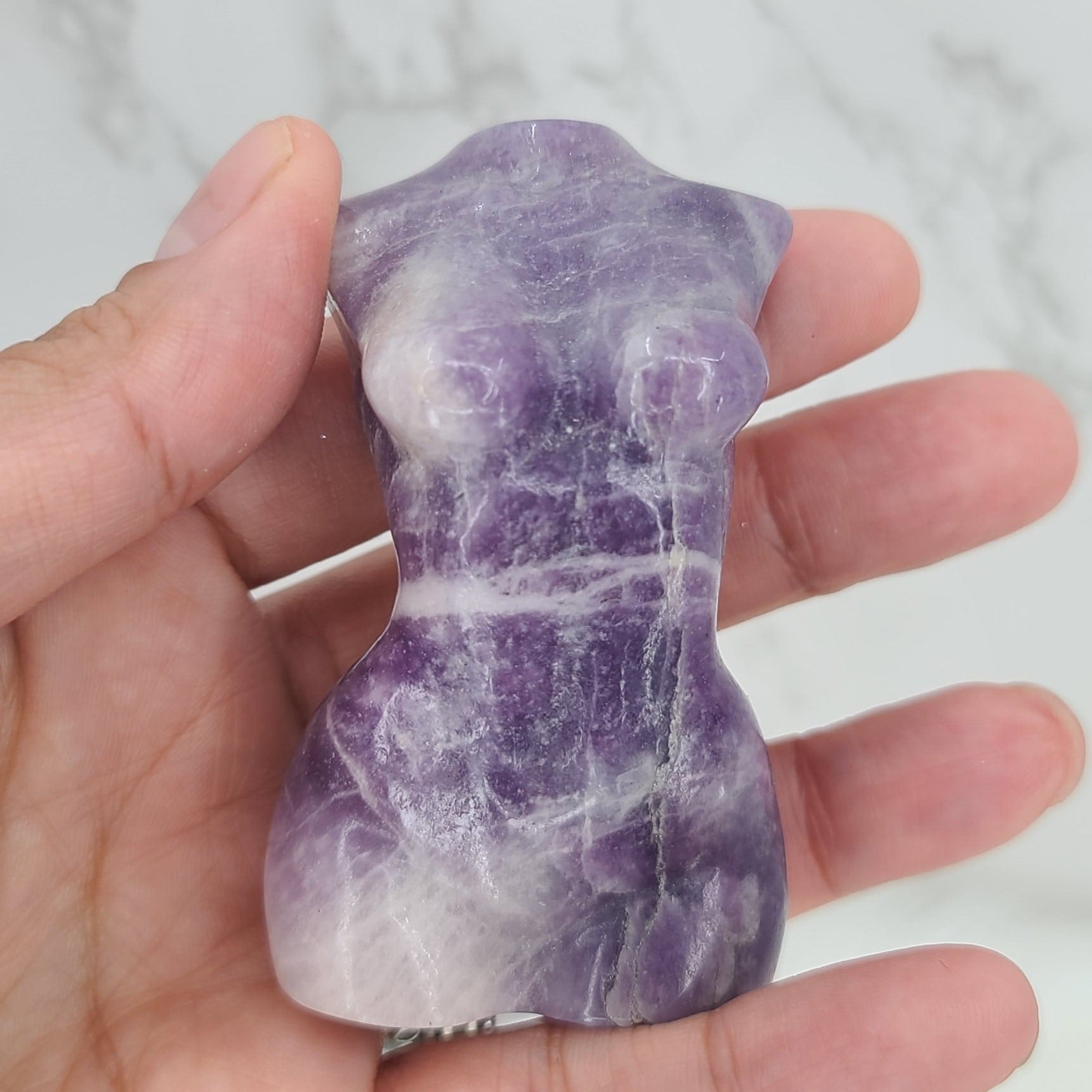 Lepidolite Body (larger one) - DejaMarah Crystal Therapy 