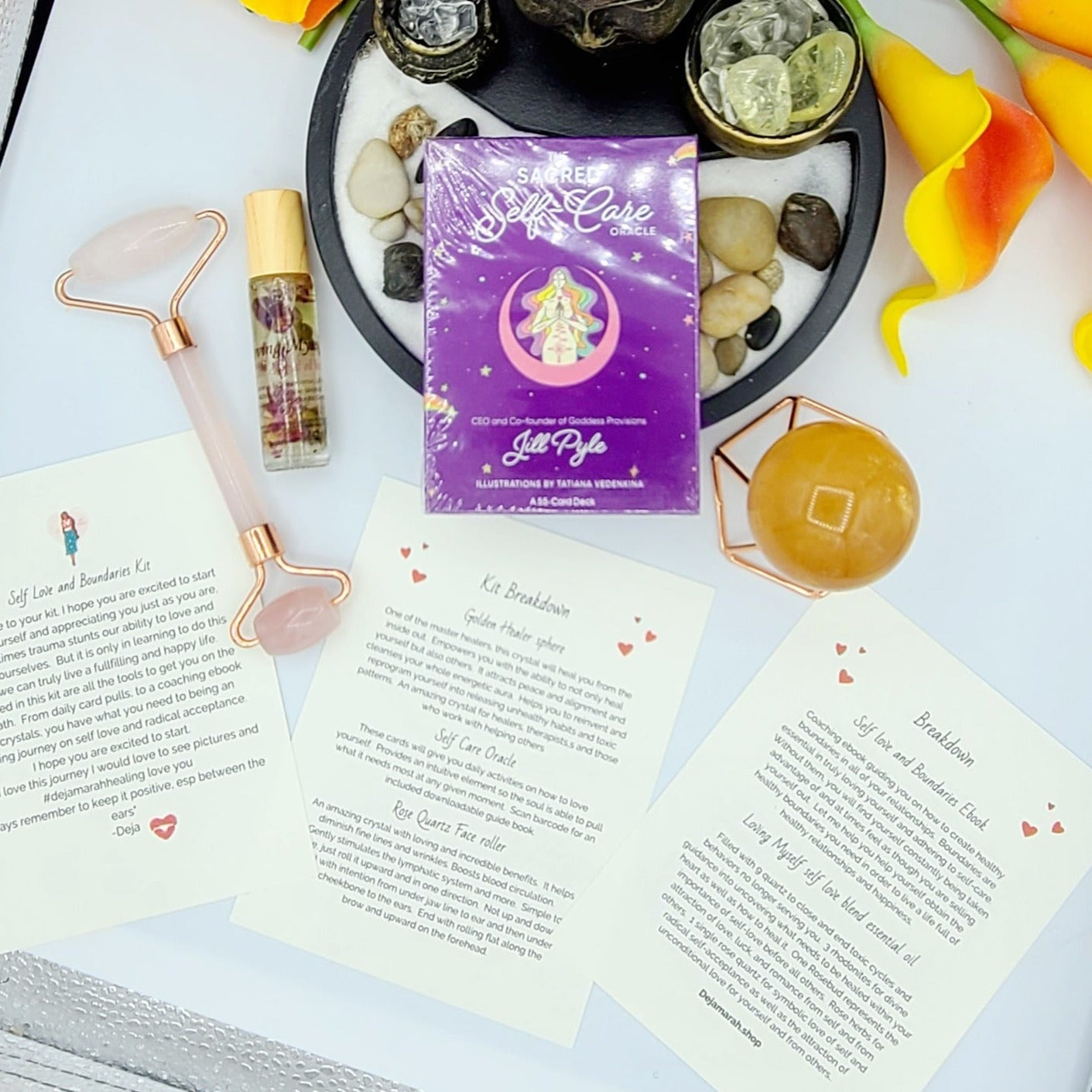Self love and boundaries kit - DejaMarah Crystal Therapy 