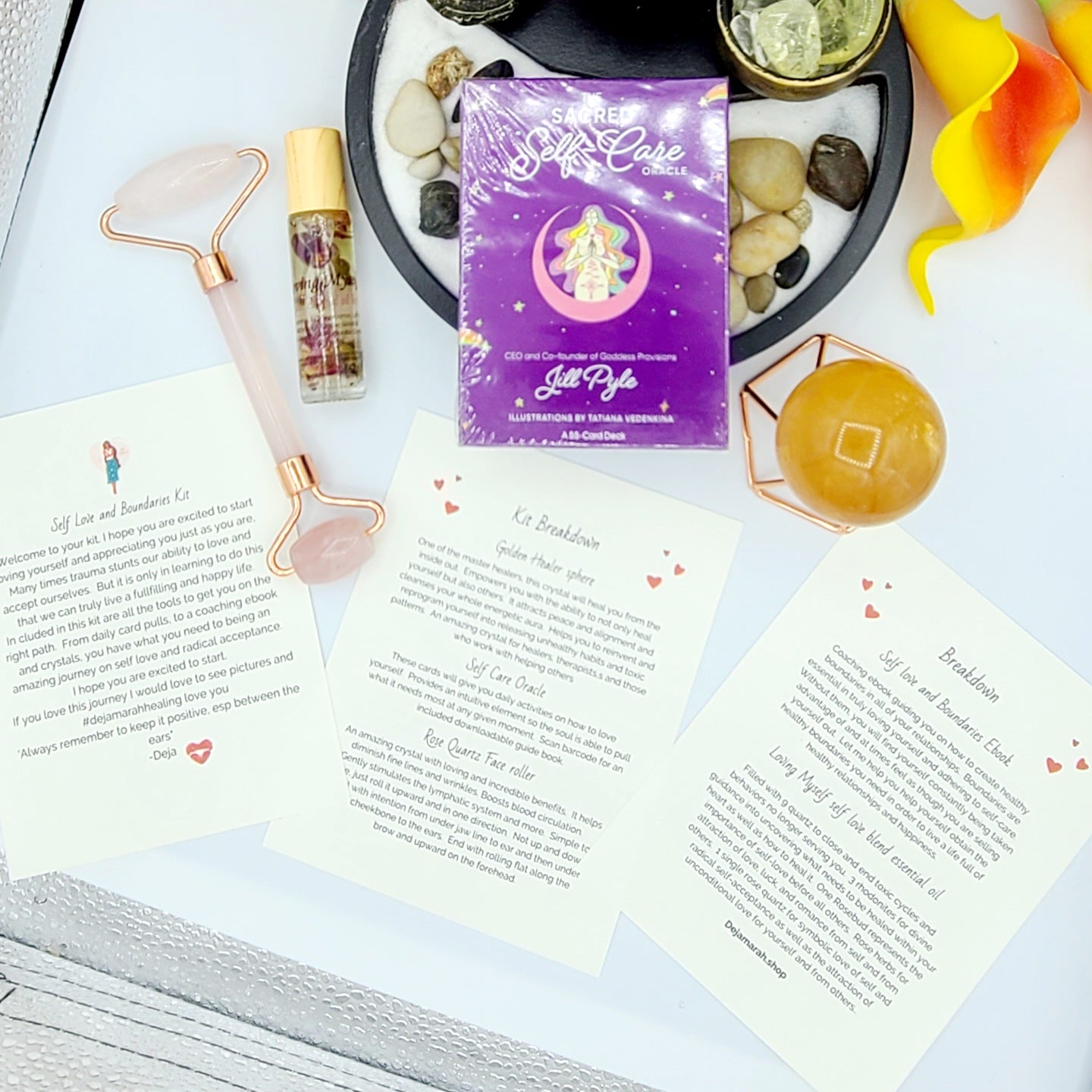Self love and boundaries kit - DejaMarah Crystal Therapy 