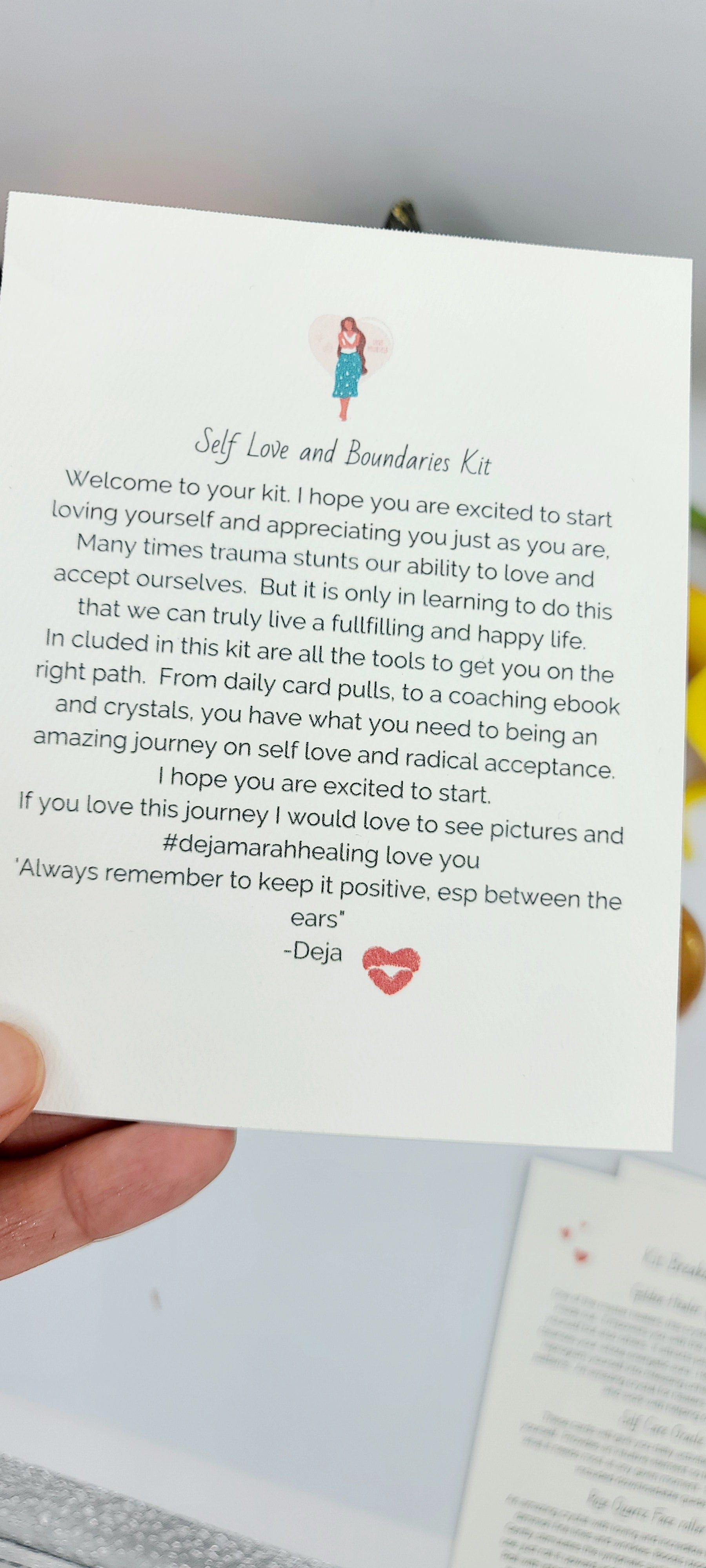 Self love and boundaries kit - DejaMarah Crystal Therapy 