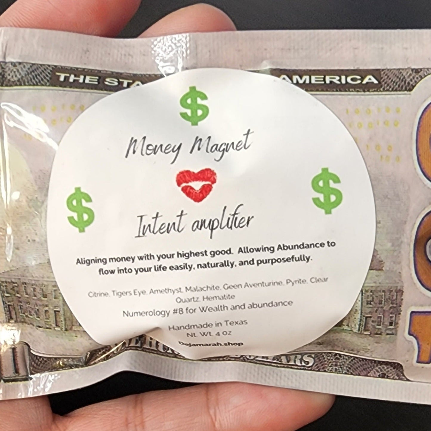 Money Magnet Intent amplifier - DejaMarah Crystal Therapy 
