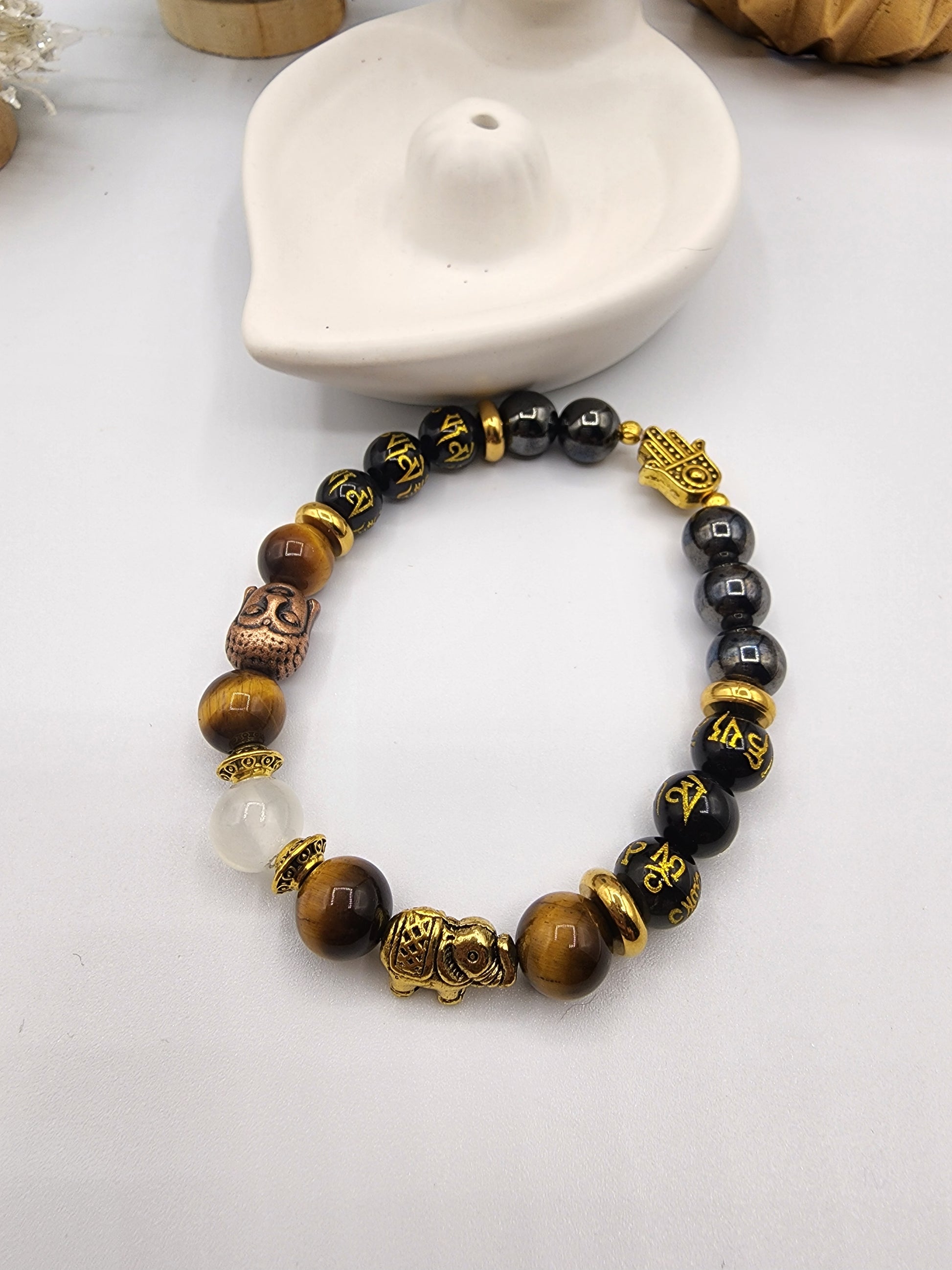 Triple Protection Crystal Bracelet - DejaMarah Crystal Therapy 