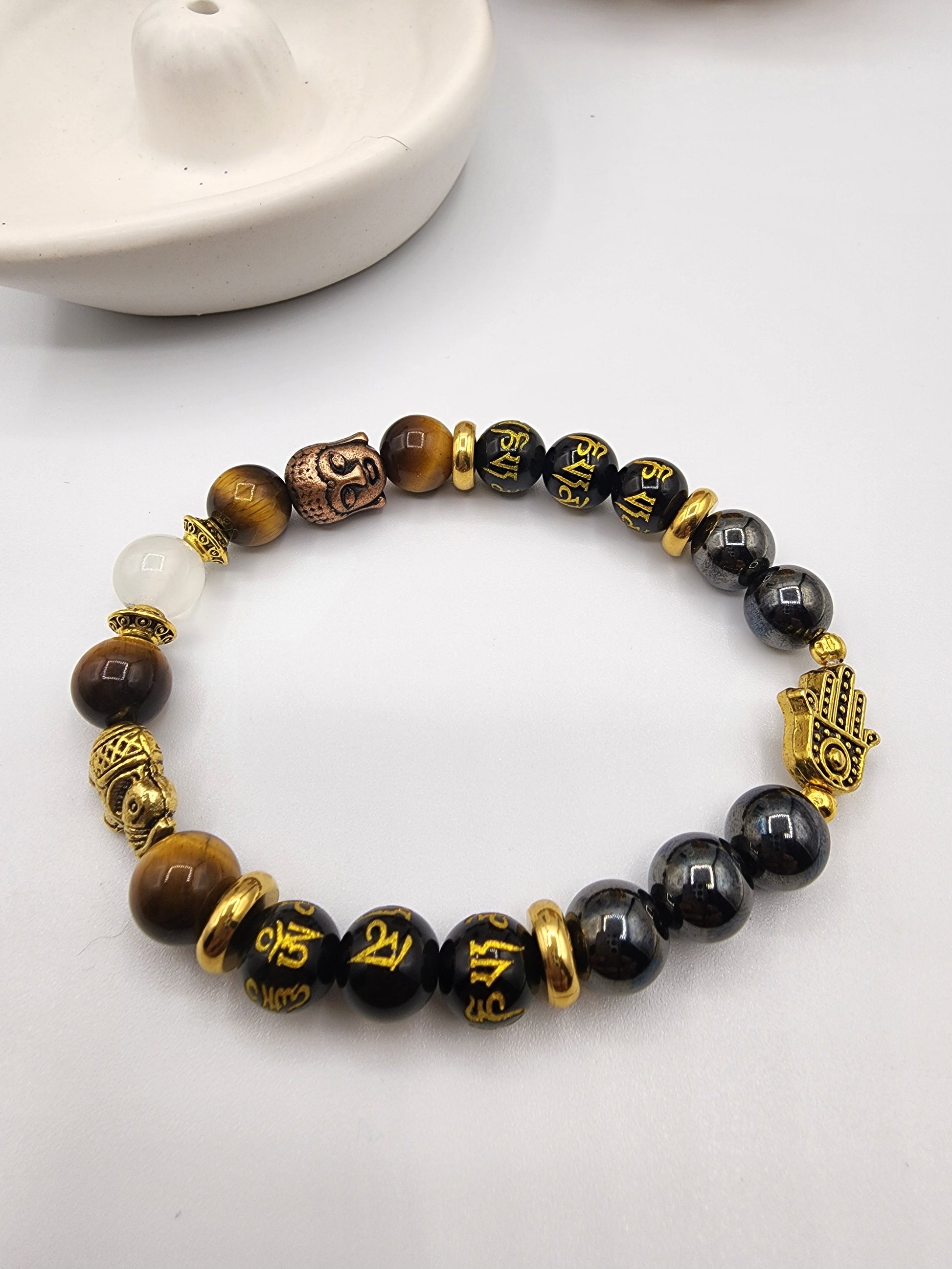 Triple Protection Crystal Bracelet - DejaMarah Crystal Therapy 