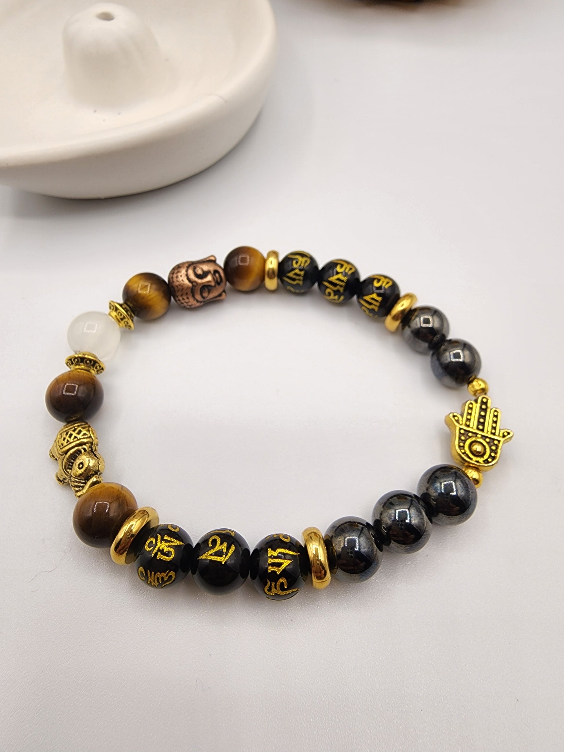 Triple Protection Crystal Bracelet - DejaMarah Crystal Therapy 